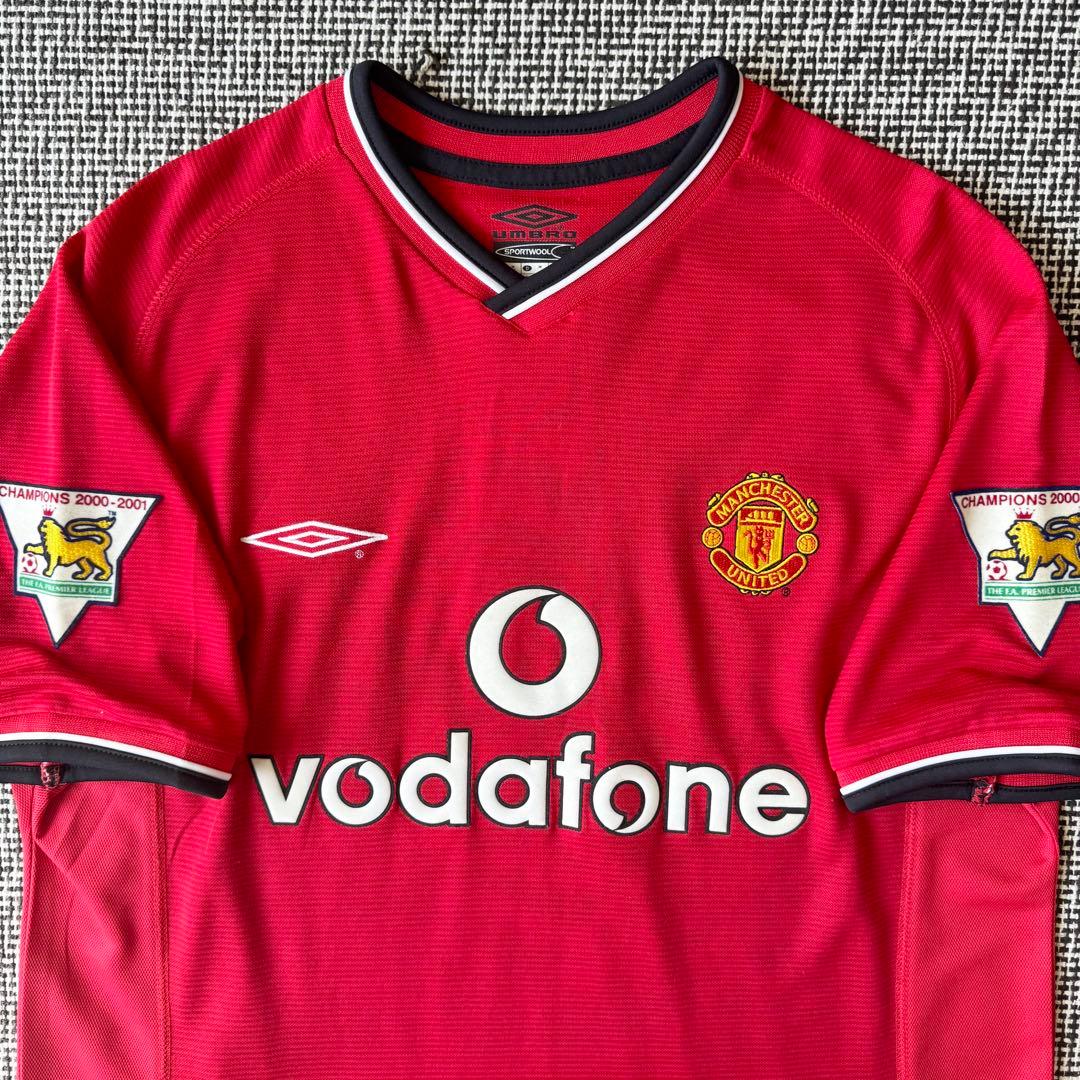 【プレミア優勝パッチ付き】D・ベッカム ＃７ マンチェスター・U ００／０１