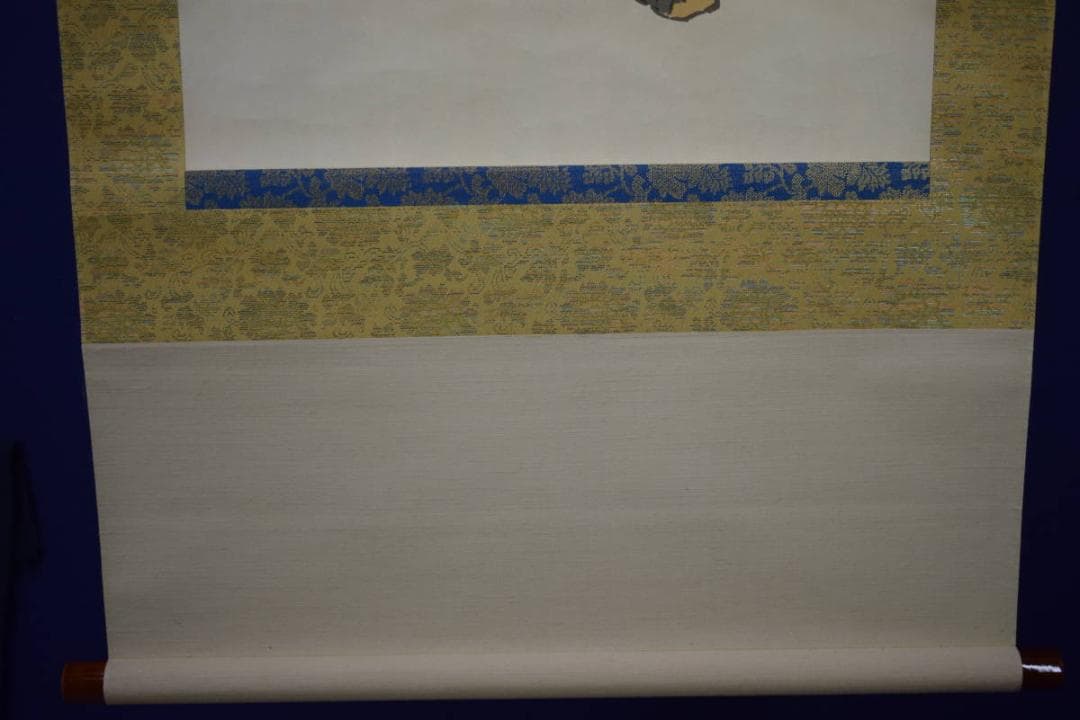 限定お値下げ）複製/洗風/鐘馗図/工芸/桐共箱付/布袋屋掛軸HI-534