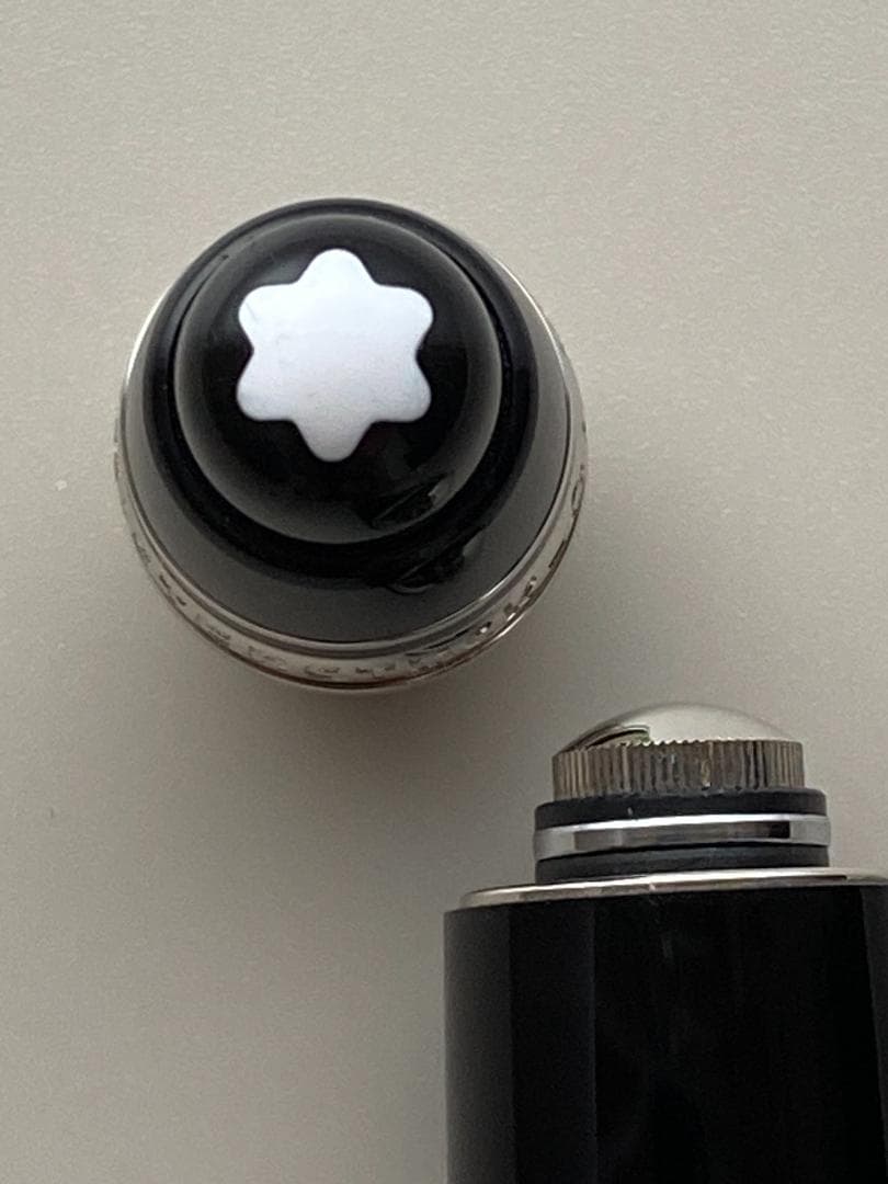 廃盤 モンブラン M169P レオナルド スケッチペン プラチナｘブラック