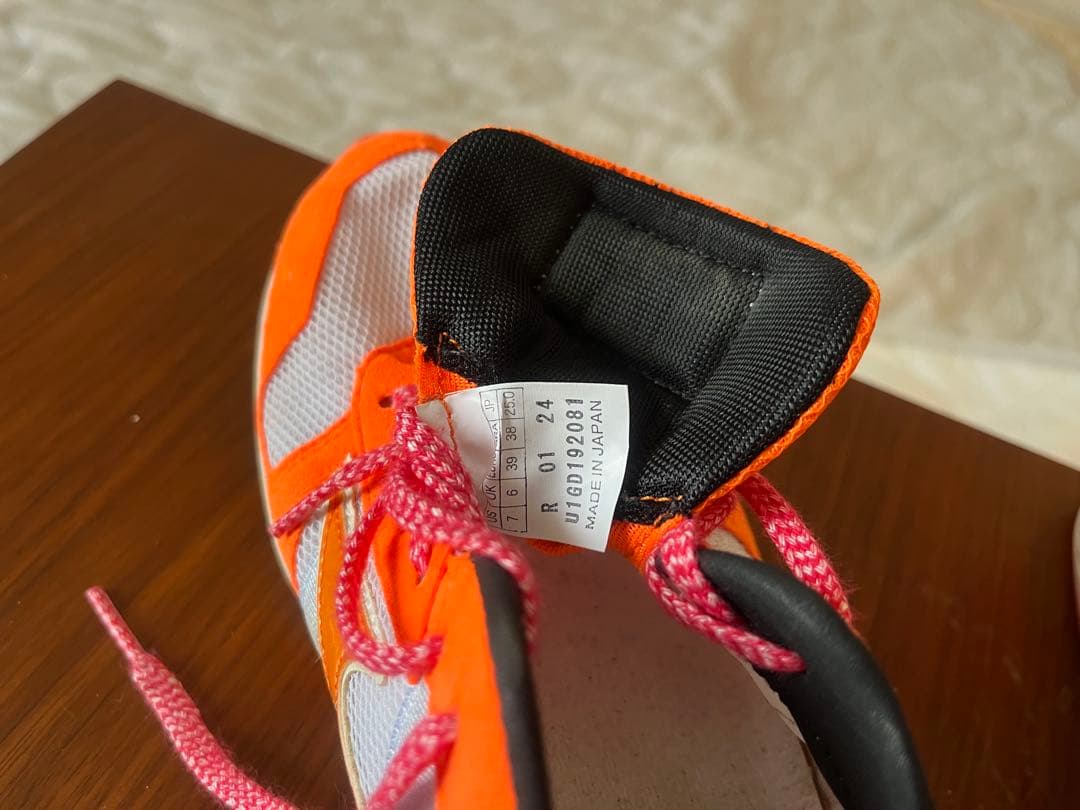 Mizuno ウェーブエンペラーJAPAN4 オレンジ×ホワイト