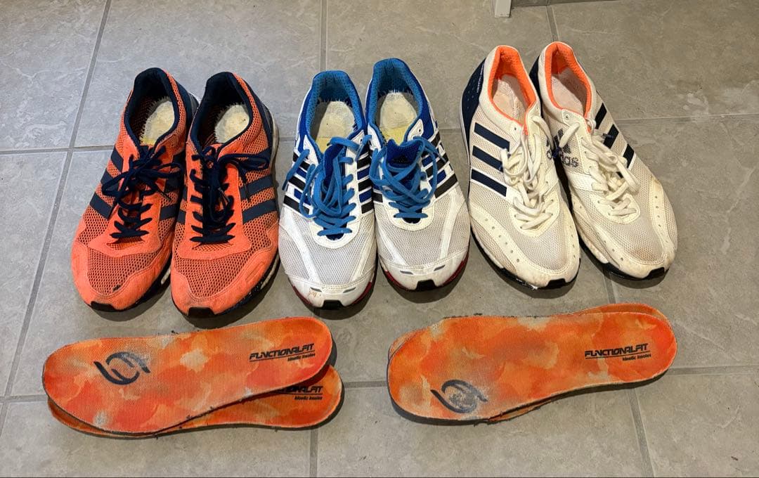 adidas ランニングシューズ3点セット