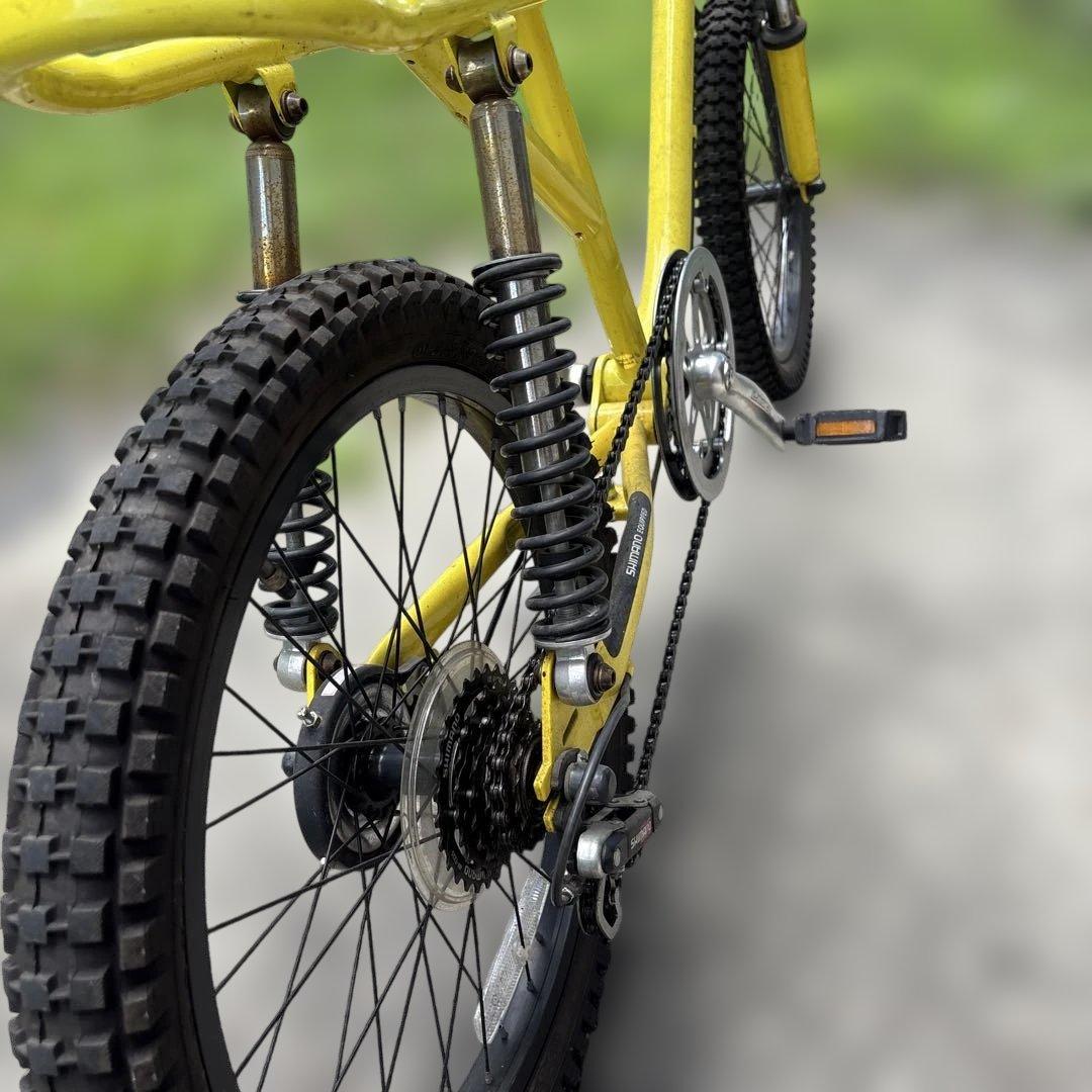 直接引き取りのみ　CALIFORNIA BIKE イエロー マウンテンバイク