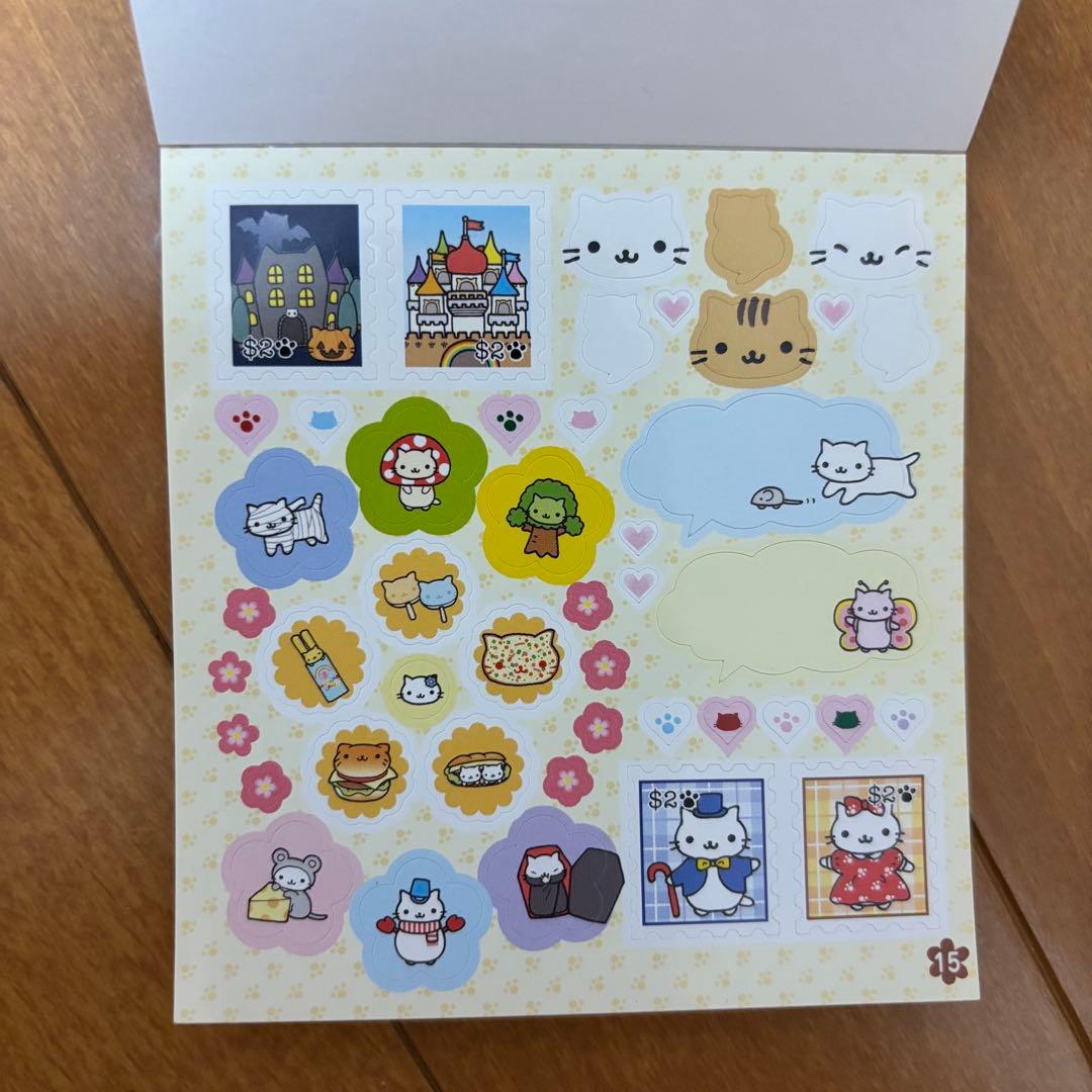 にゃんにゃんにゃんこ シールブック にゃんこランド サンエックス San-X