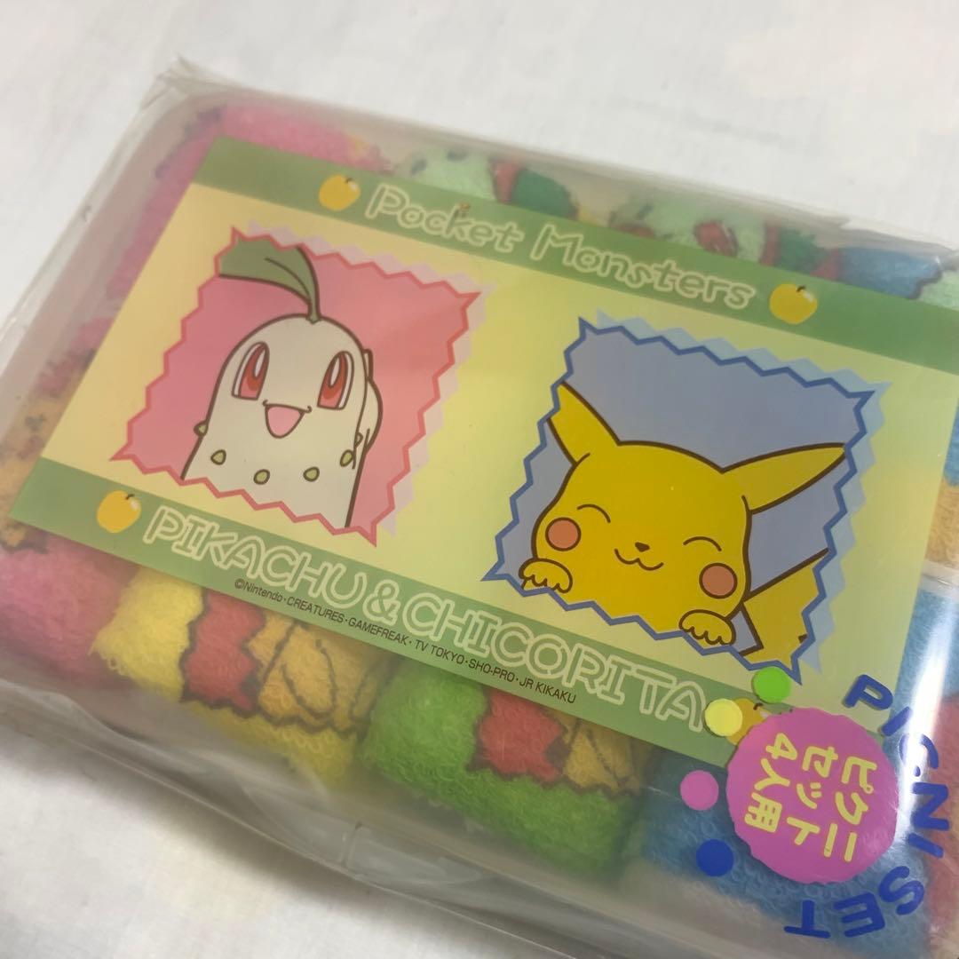 未使用品　ポケモン 金銀世代 ランチセット　バスケット付 当時物　Pokemon