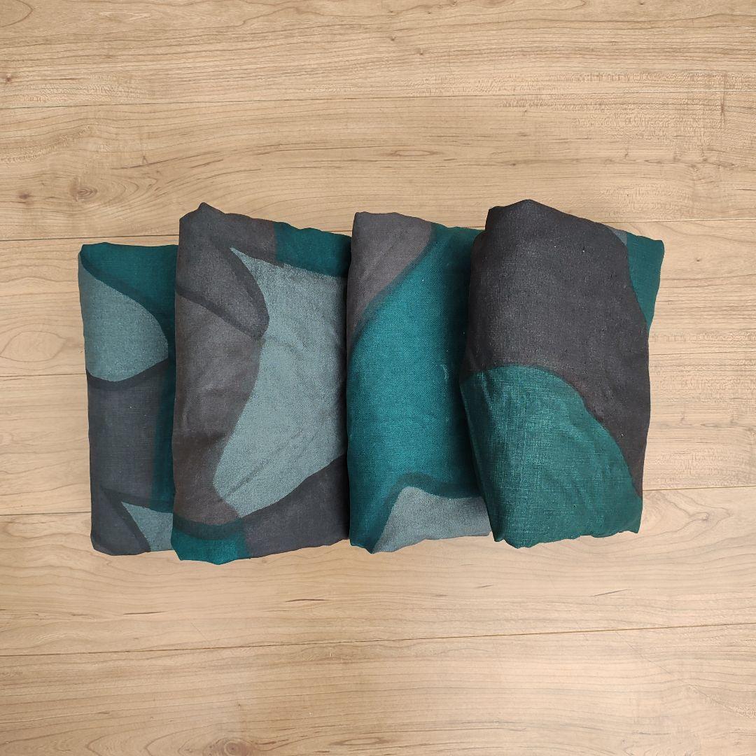 【美品】スウェーデン軍幕 テント　タープ ４枚組み デットストック 軍幕