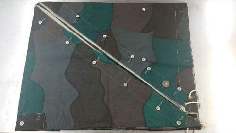 【美品】スウェーデン軍幕 テント　タープ ４枚組み デットストック 軍幕