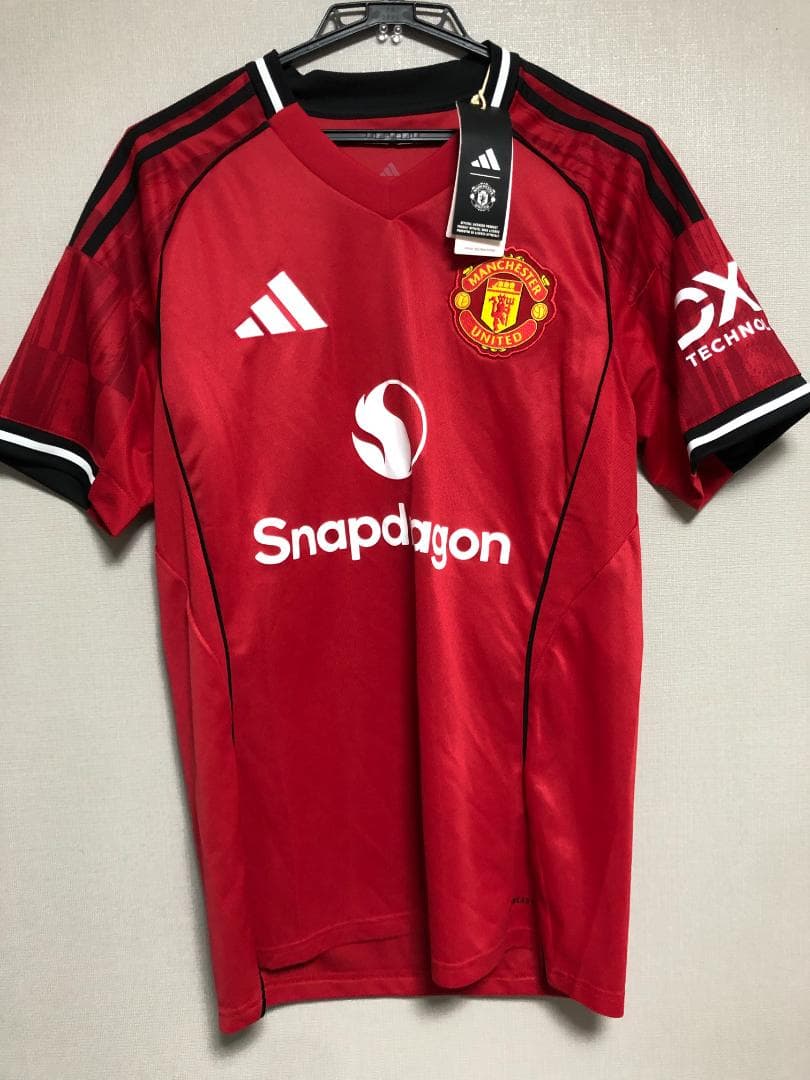 未使用 タグ付き マンチェスター・ユナイテッド 25-26 ホームキット L