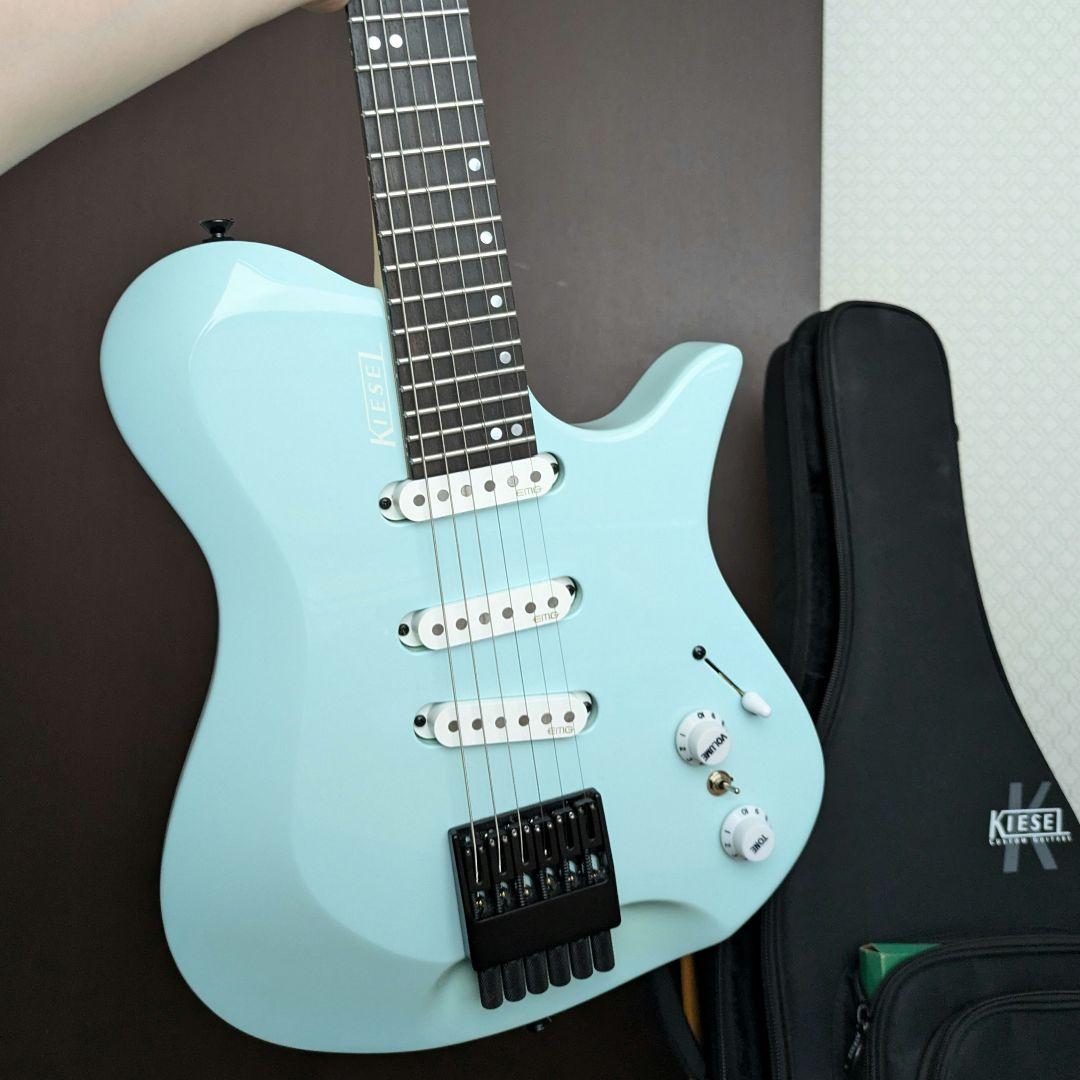 kiesel zeus ヘッドレス ステンレスフレット エボニー指板