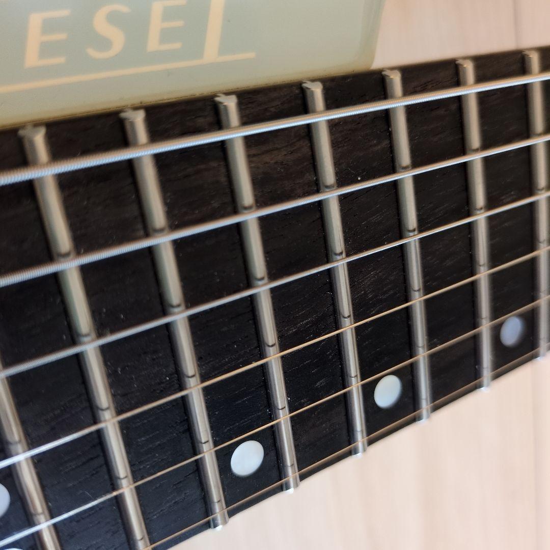 kiesel zeus ヘッドレス ステンレスフレット エボニー指板