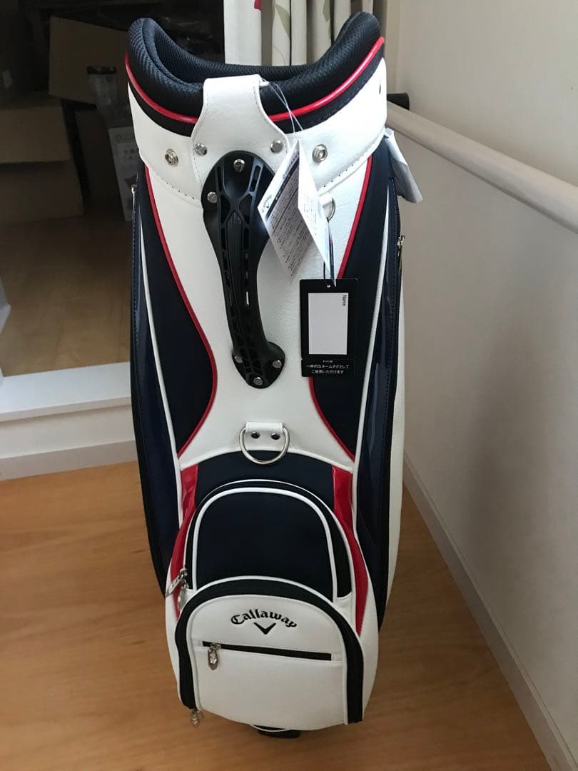 Callaway キャディバッグ ホワイト/ネイビー/レッド　Exia25JM