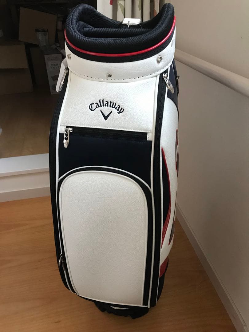 Callaway キャディバッグ ホワイト/ネイビー/レッド　Exia25JM