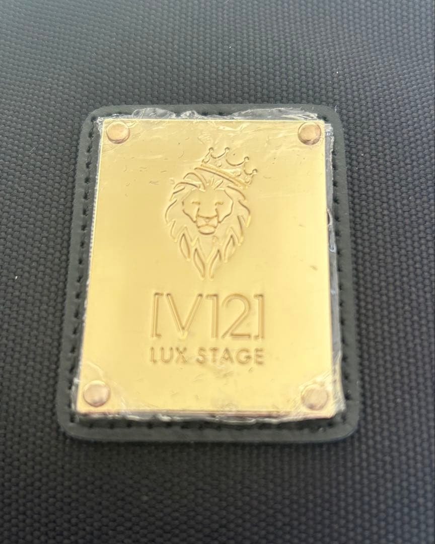 [V12] LUX STAGE 黒トートバッグ