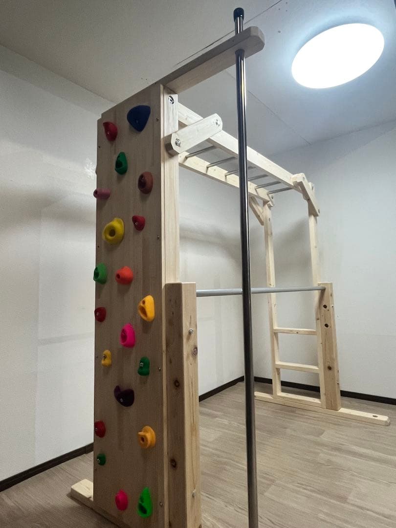 くうちゃん　室内　うんていタイプB ボルダリング　ステンレス　鉄棒