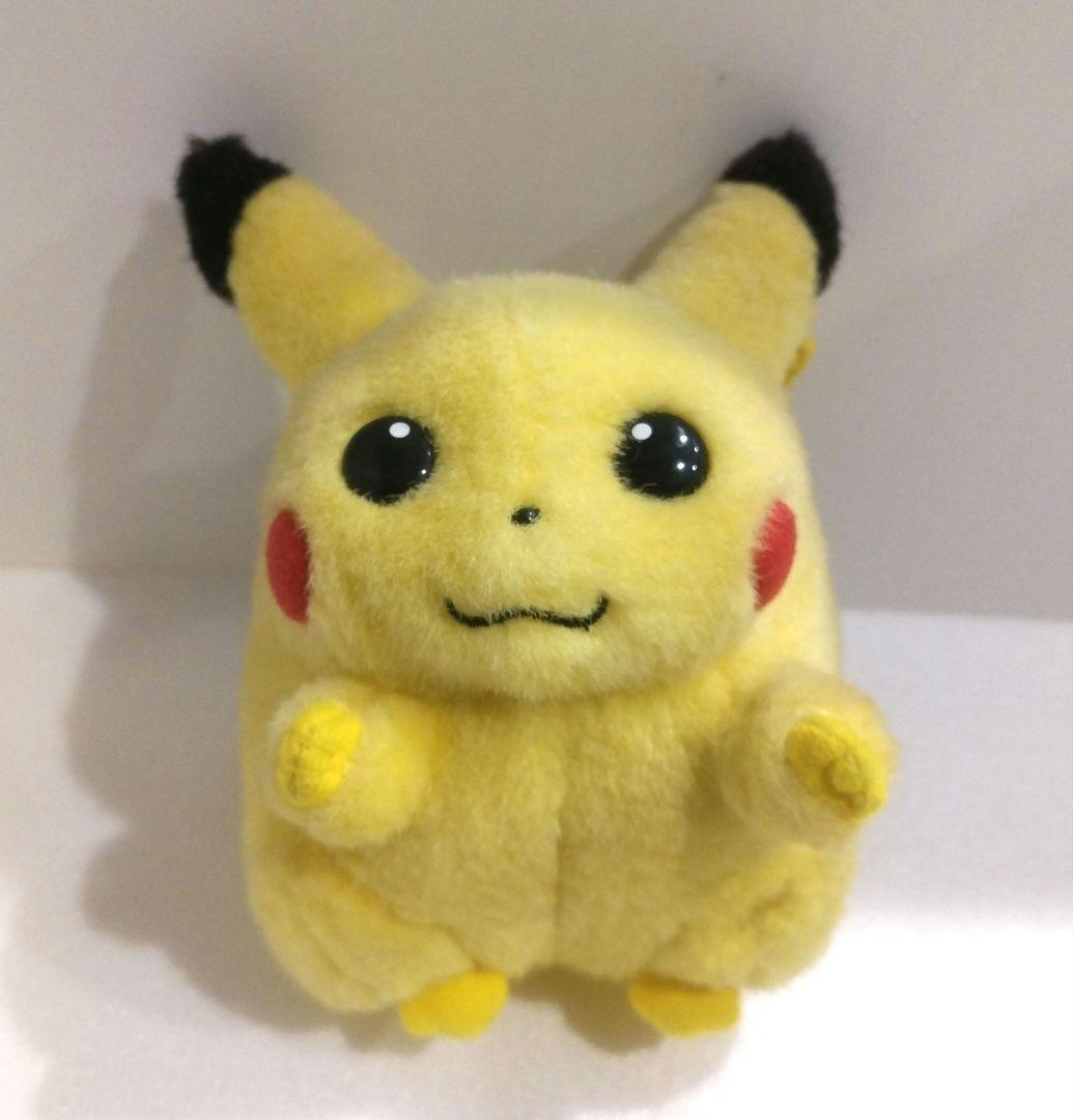 TOMY ポケモン ピカチュウ ぬいぐるみ おなかを押すとなくヨ 初期 レトロ