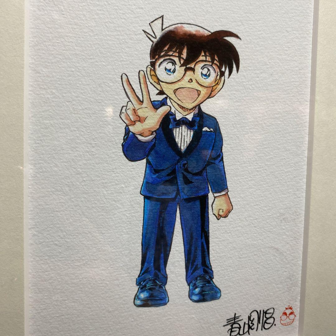 江戸川コナン& 灰原哀2枚セット⭐️名探偵コナン展30周年