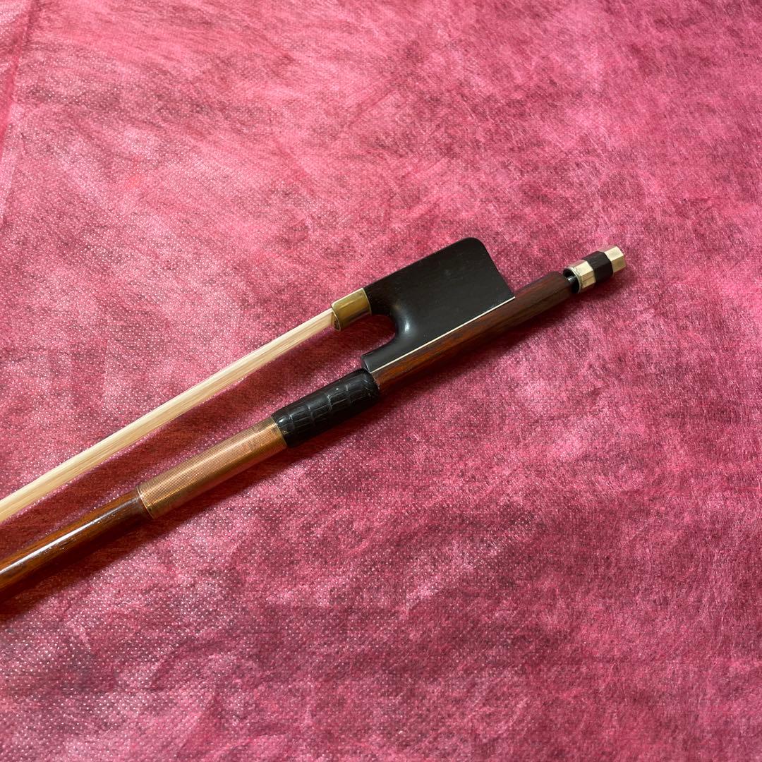 ビオラ弓 杉藤 SUGTO刻印 毛替え済み