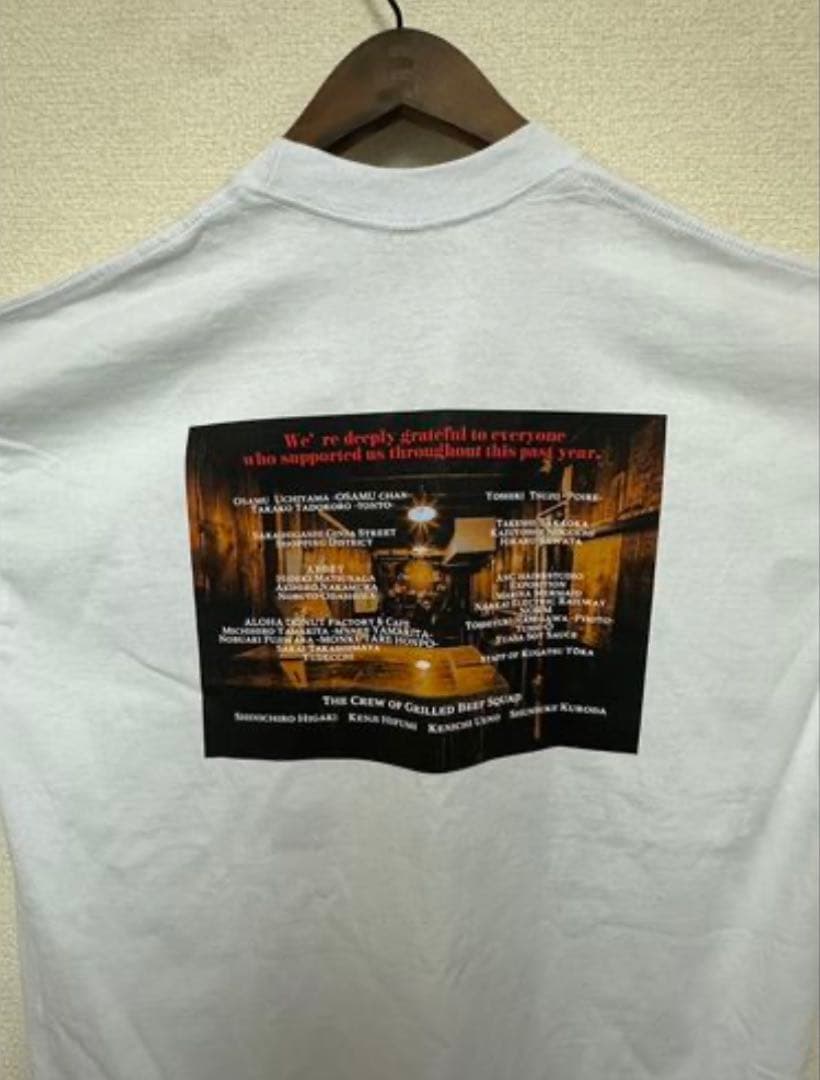 コブクロ　九月八日エンドロールTシャツ　白　2XL