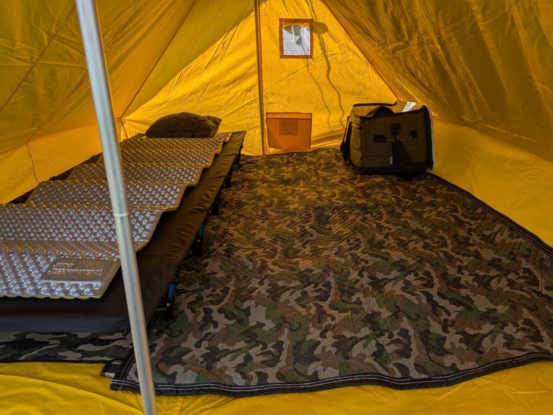 ［美品］ヴィンテージ　レトロ　三角　テント　＆　フライシート　セット