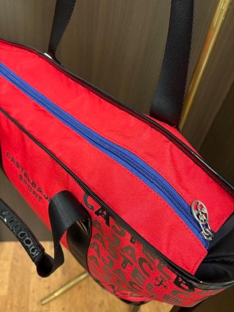 カステルバジャック CBT035 トートバッグ レッド/ブラック 新品