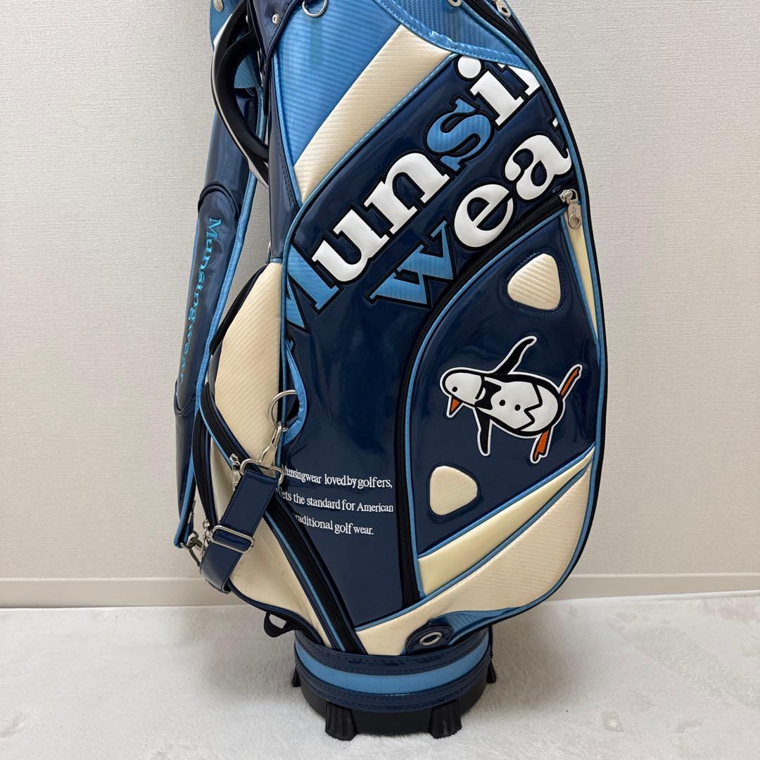 Munsingwear ゴルフキャディバッグ ネイビー