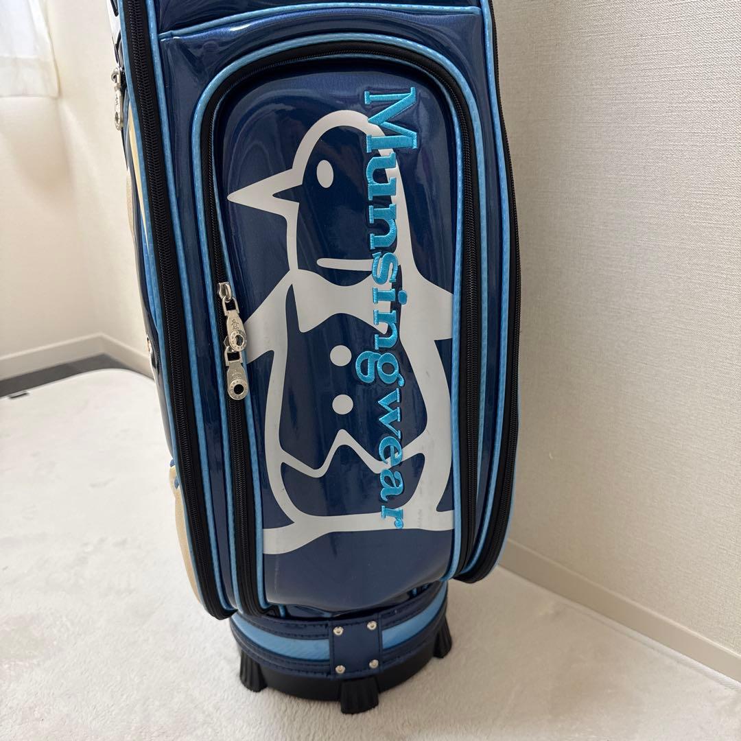 Munsingwear ゴルフキャディバッグ ネイビー