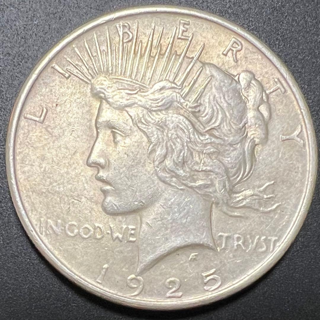 1925年 平和の女神 1ドル銀貨　silver90％