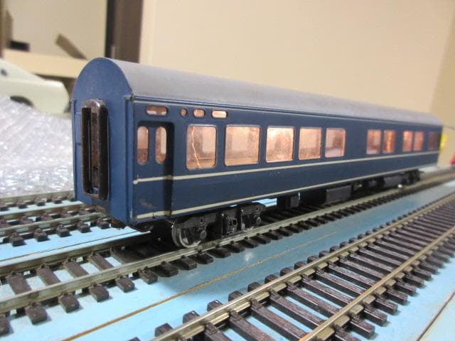 国鉄 20系特急形客車 中間車 4両セット HOゲージ (金属製・カツミ製）