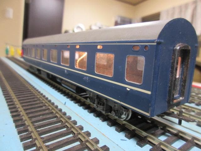 国鉄 20系特急形客車 中間車 4両セット HOゲージ (金属製・カツミ製）