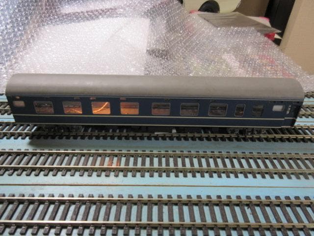 国鉄 20系特急形客車 中間車 4両セット HOゲージ (金属製・カツミ製）