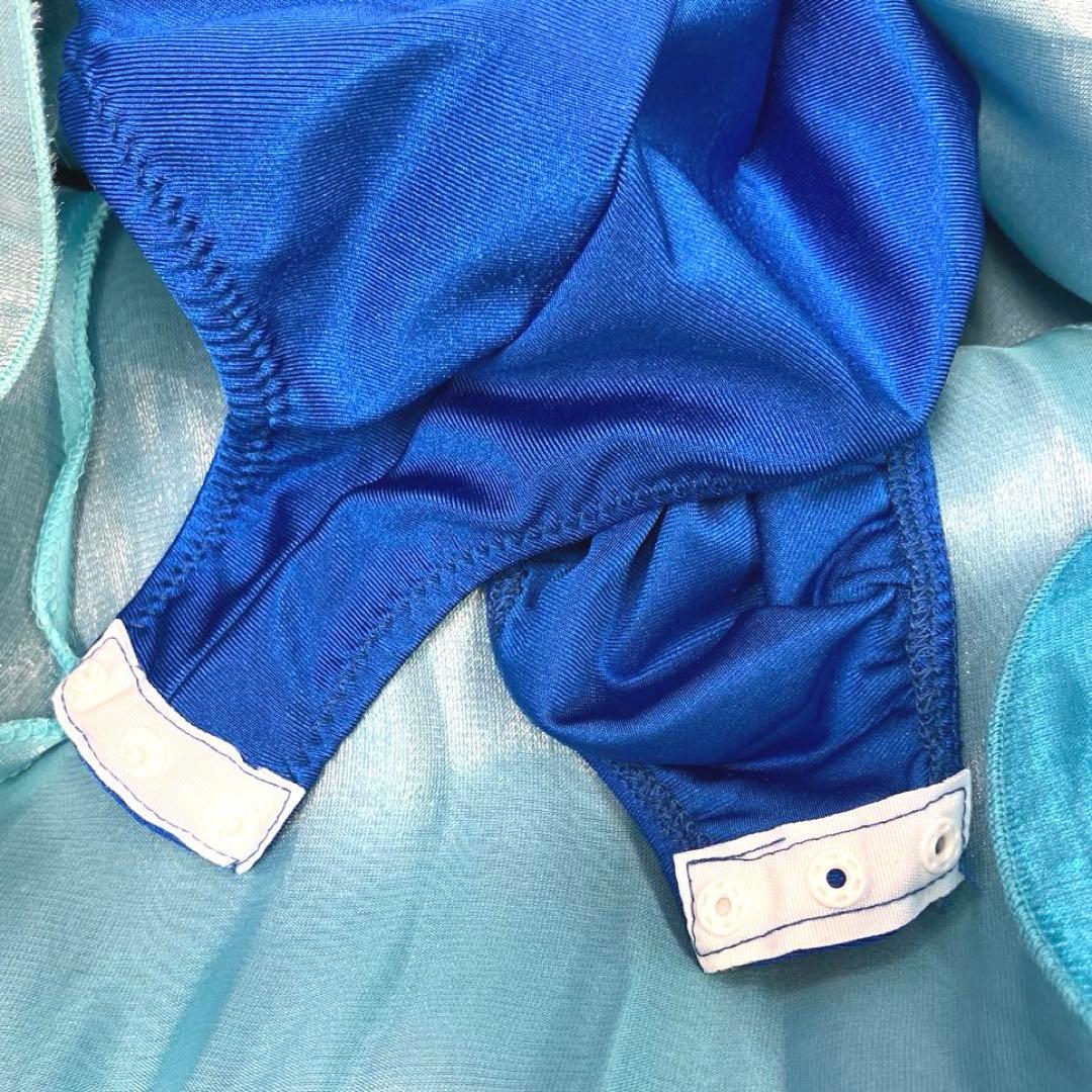 社交ダンス　モダンドレス　スタンダードドレス　ブルー