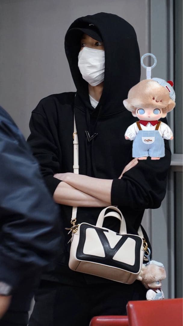 DIMOO CRUSH ON Coffee キーホルダー ぬいぐるみペンダント