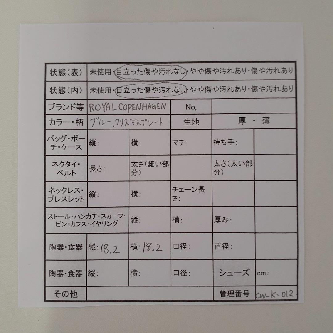 ロイヤルコペンハーゲン  1995 プレートセット