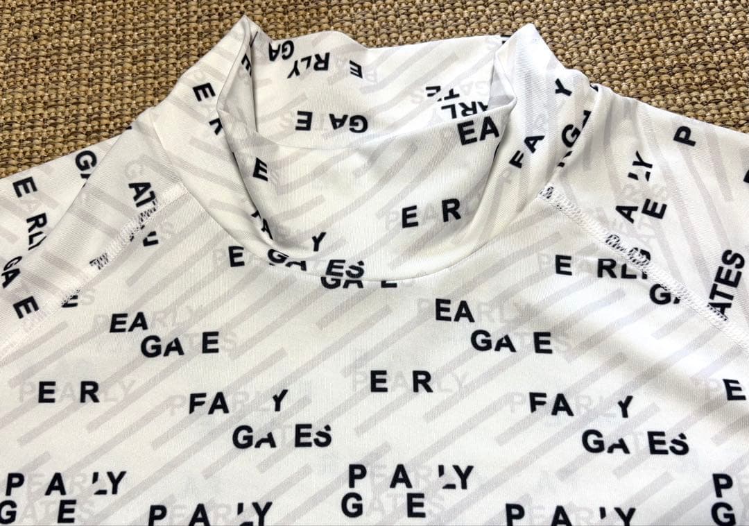 本日限定！新品未使用 パーリーゲイツ/長袖ハイネックカットソー(6)XL