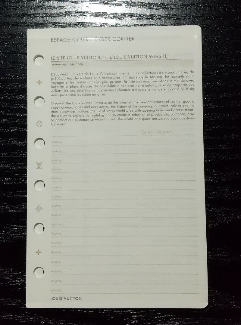 ルイヴィトン 150周年2004 アジェンダレフィル louis vuitton