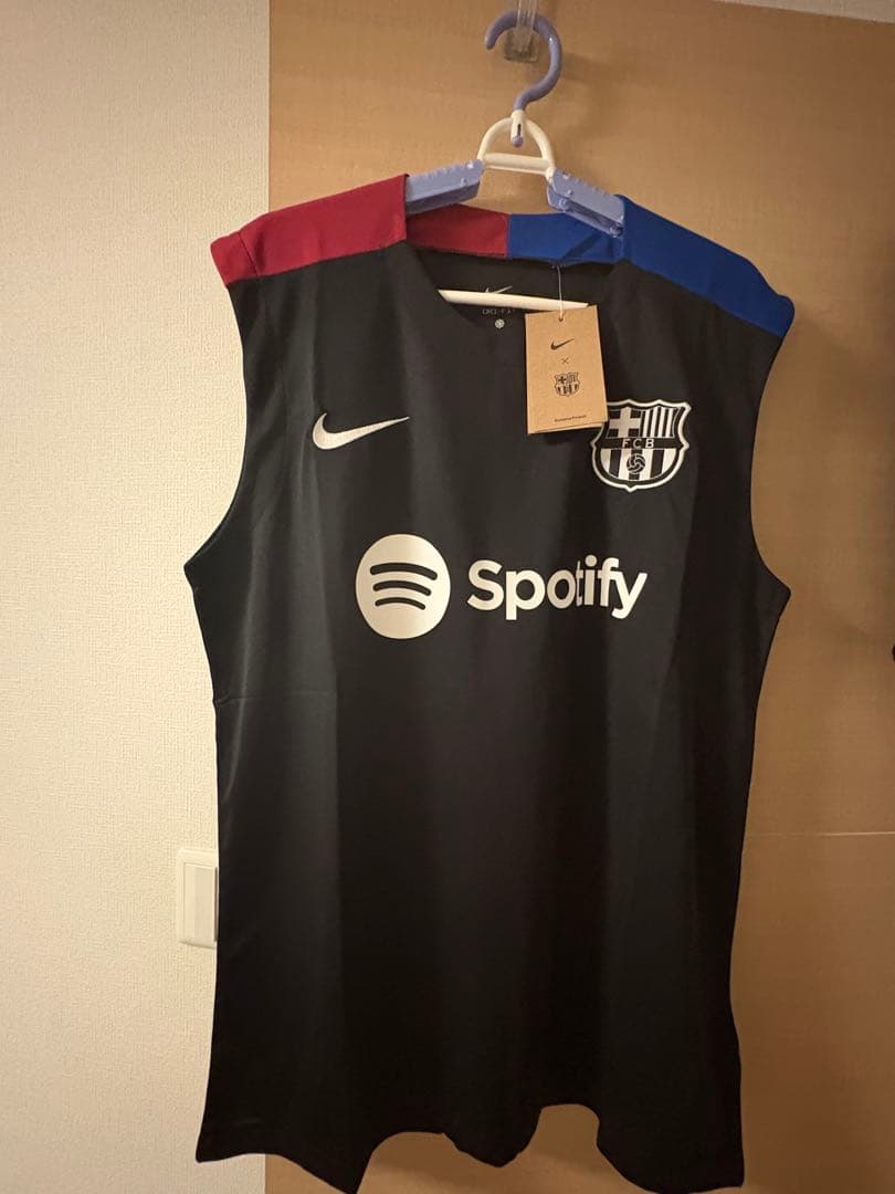 24-25 バルセロナ トレーニングウェア プラクティスシャツ 上下セット L