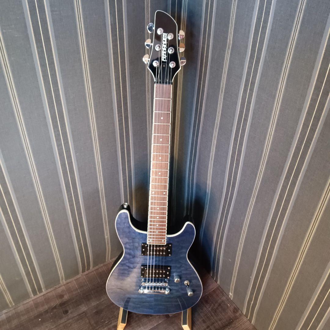 美品 FERNANDES フェルナンデス エレキギター キルトメイプル ストラト