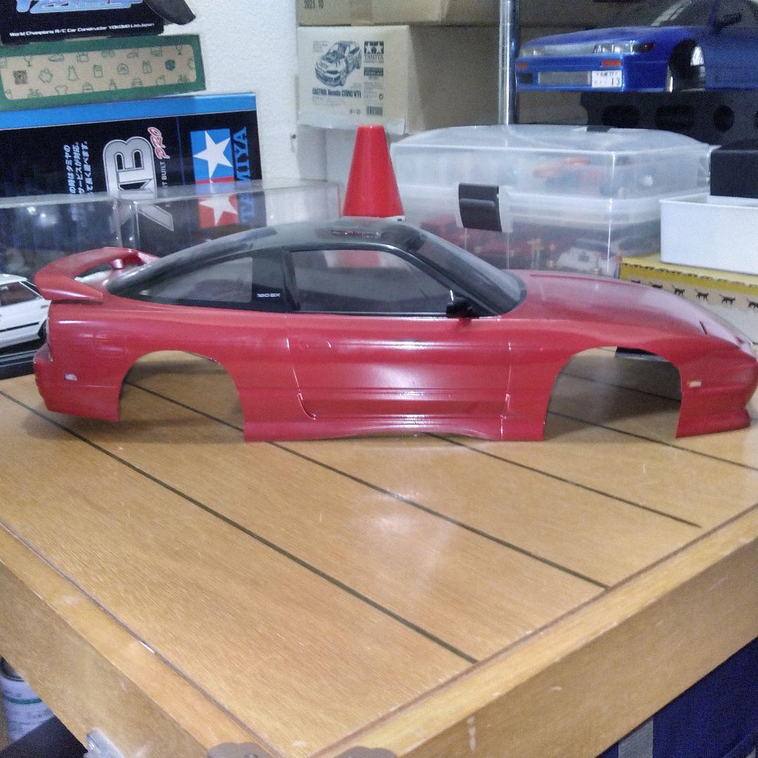 日産180SX　後期ボディ 1/10　表塗り　ABCホビー