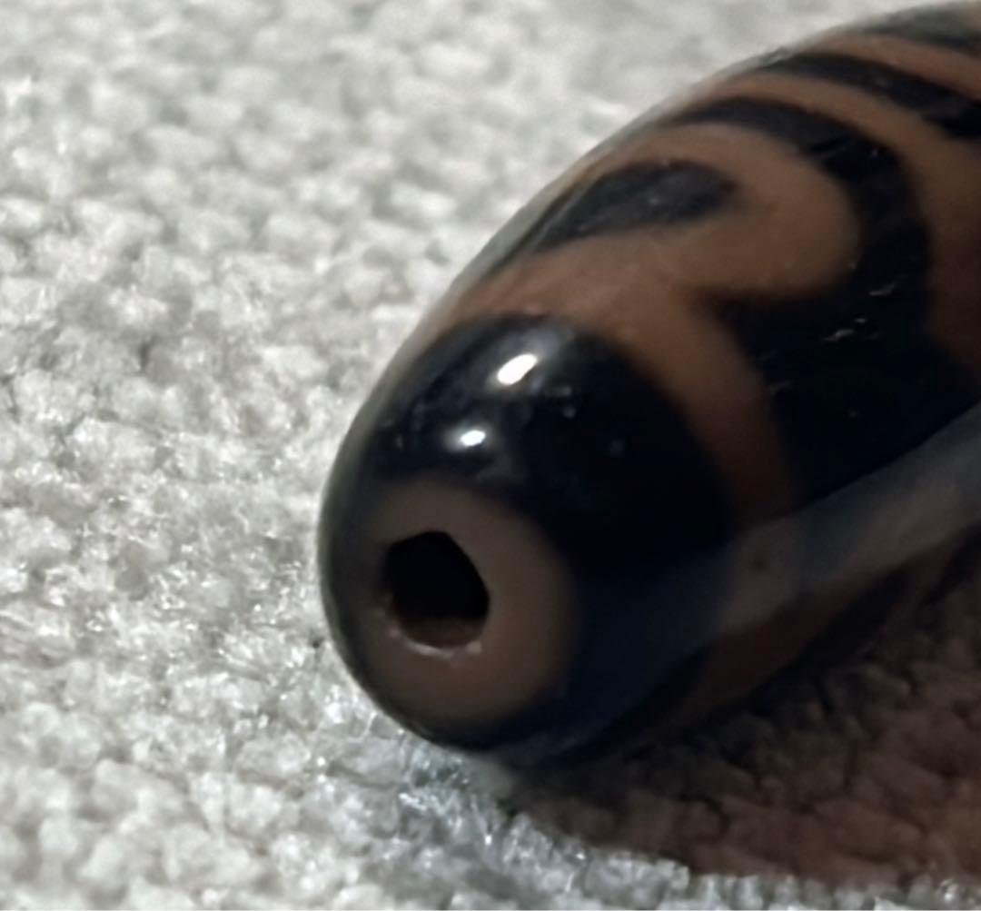 蓮花金剛天珠　／送料込　匿名発送／チベット　天珠　お守り