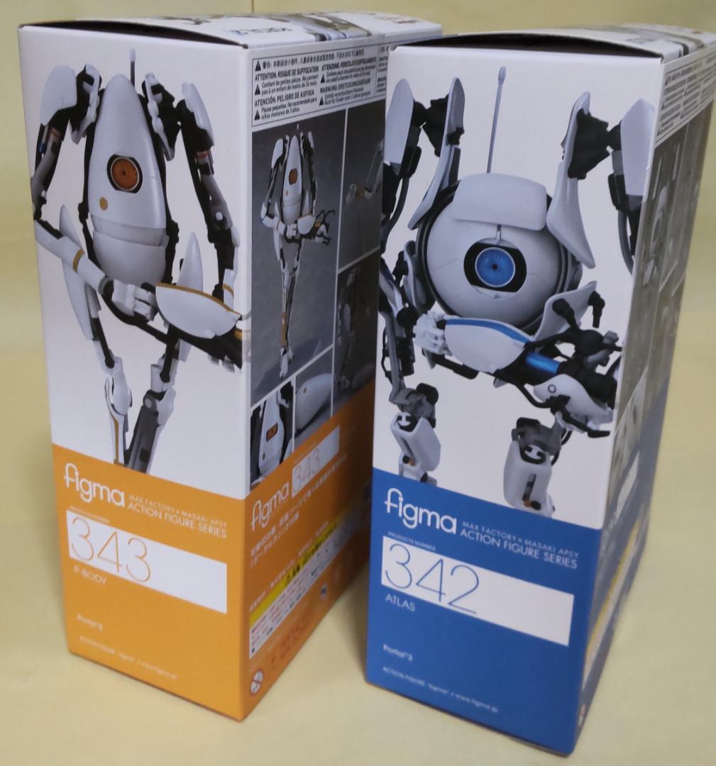 figma PORTAL2 P-Body & Atlas 2体セット [開封済]