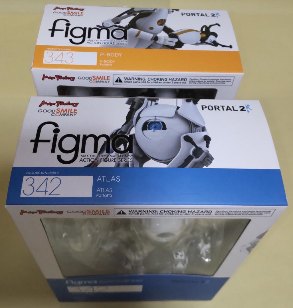 figma PORTAL2 P-Body & Atlas 2体セット [開封済]