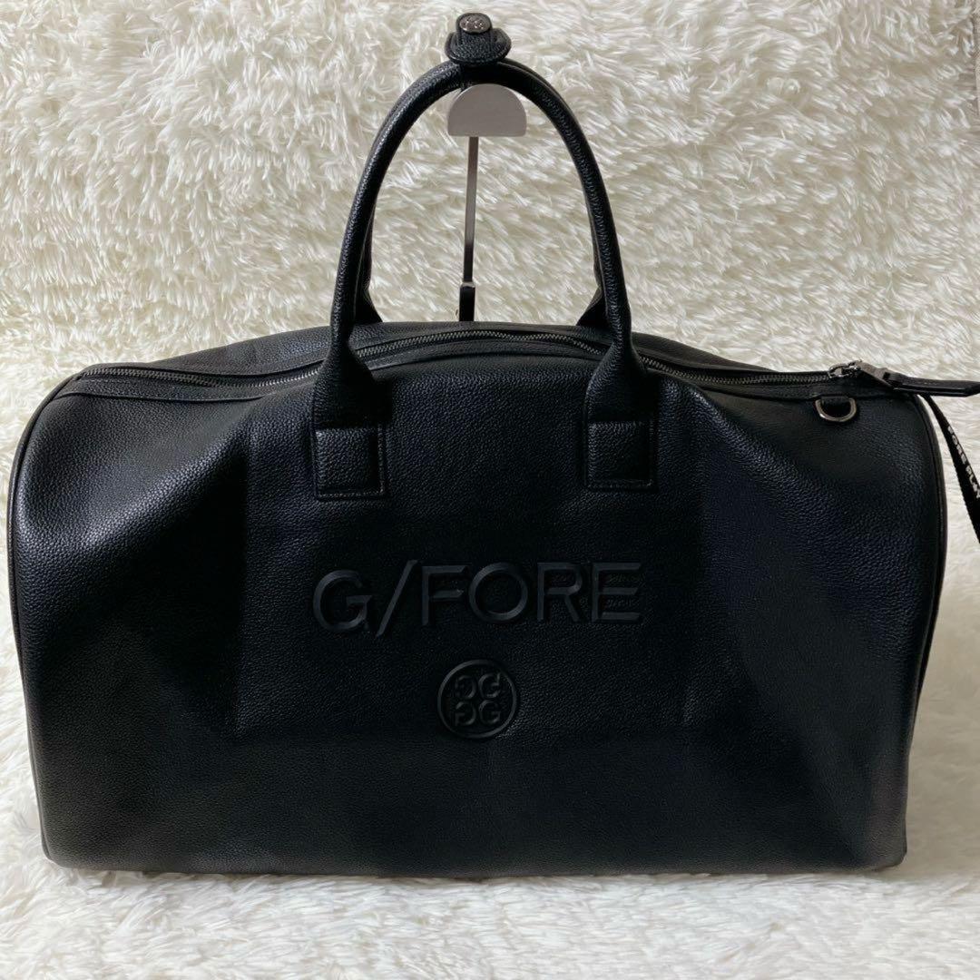 【定価82,500円】G/FORE☆ラウンドボストンバッグ ゴルフバッグ 黒