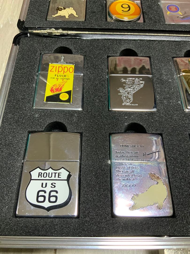 【マニア・コレクター必見】Zippo16個 コレクションケース付 新品 未使用品