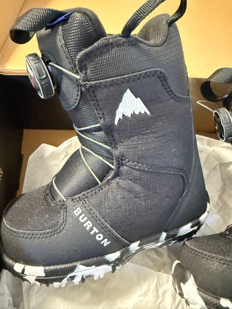 超美品BurtonGromBOA子ども用スノーボードブーツ 11C 17.5cm