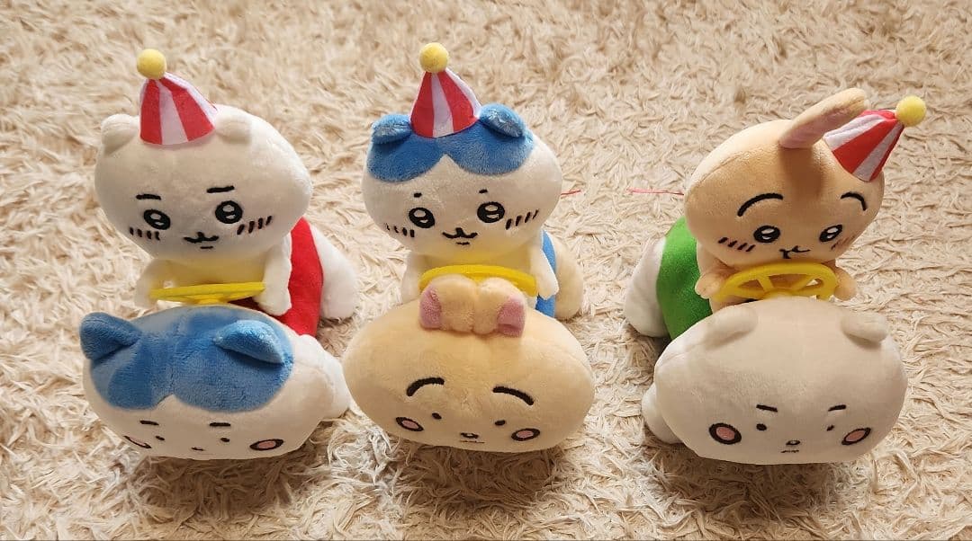 ちいかわ ハチワレ うさぎ ぴーぽぽぬいぐるみ