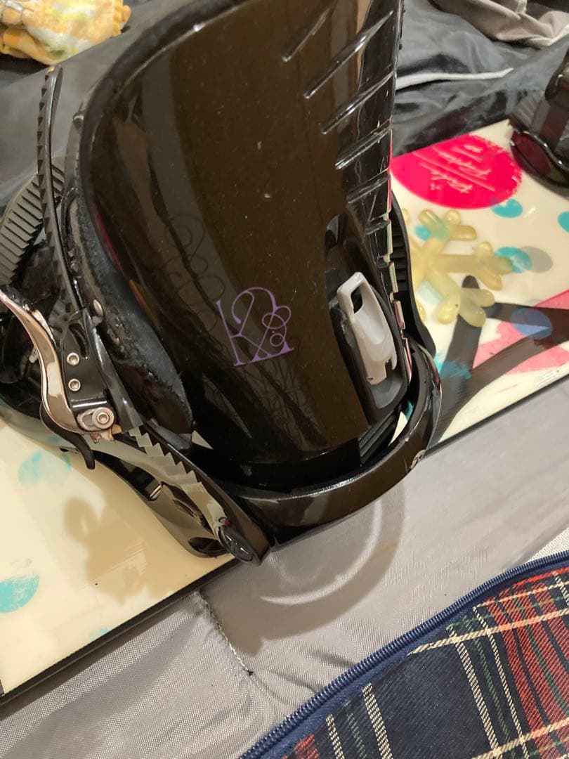 Ride スノーボードとバッグ チェック柄