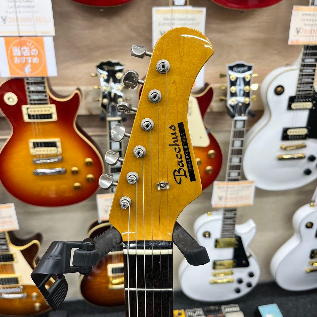 【11602】Bacchus 帯ロゴ 旧ロゴ ストラトキャスター タイプ