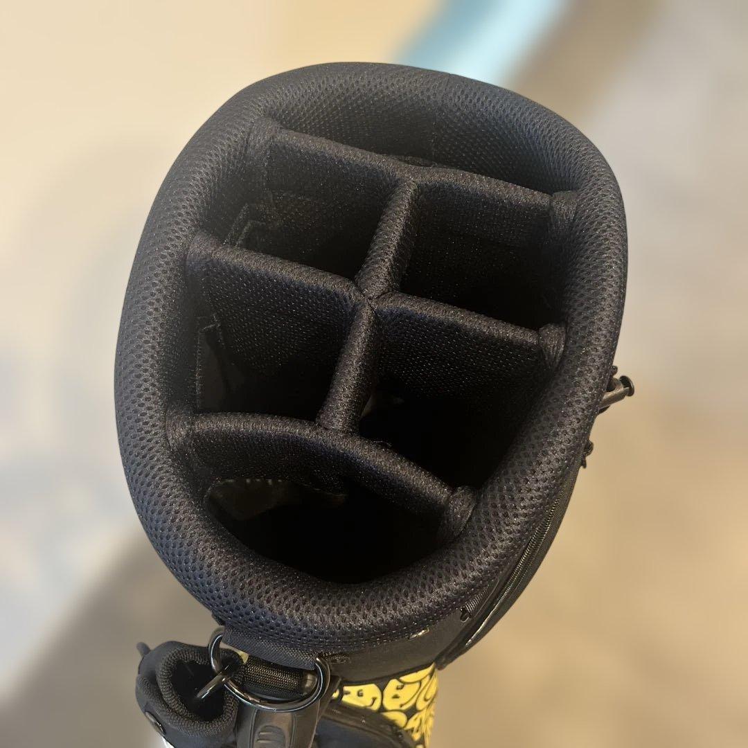 パーリーゲイツ　キャディバッグ　ネイビー　ニコちゃん