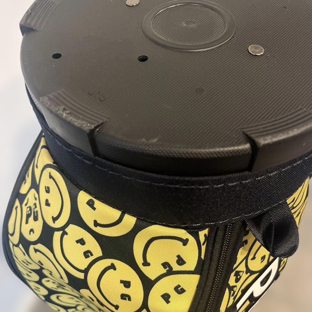 パーリーゲイツ　キャディバッグ　ネイビー　ニコちゃん