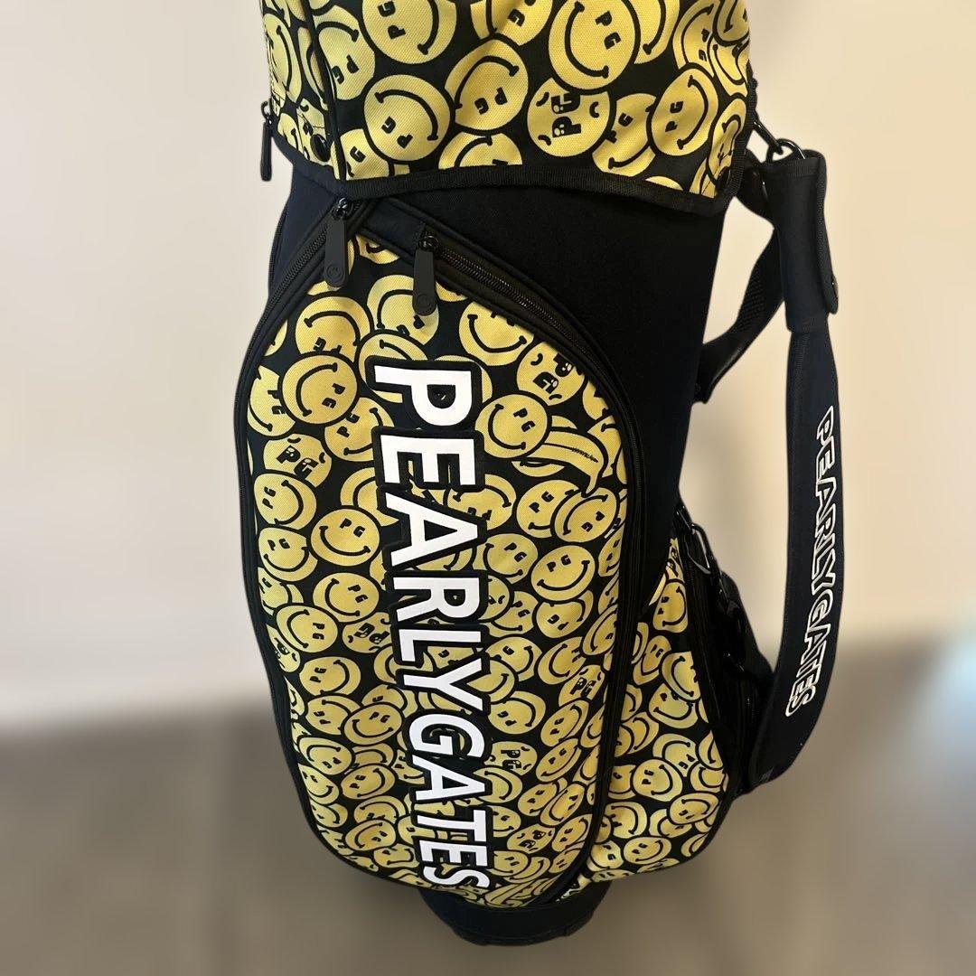 パーリーゲイツ　キャディバッグ　ネイビー　ニコちゃん