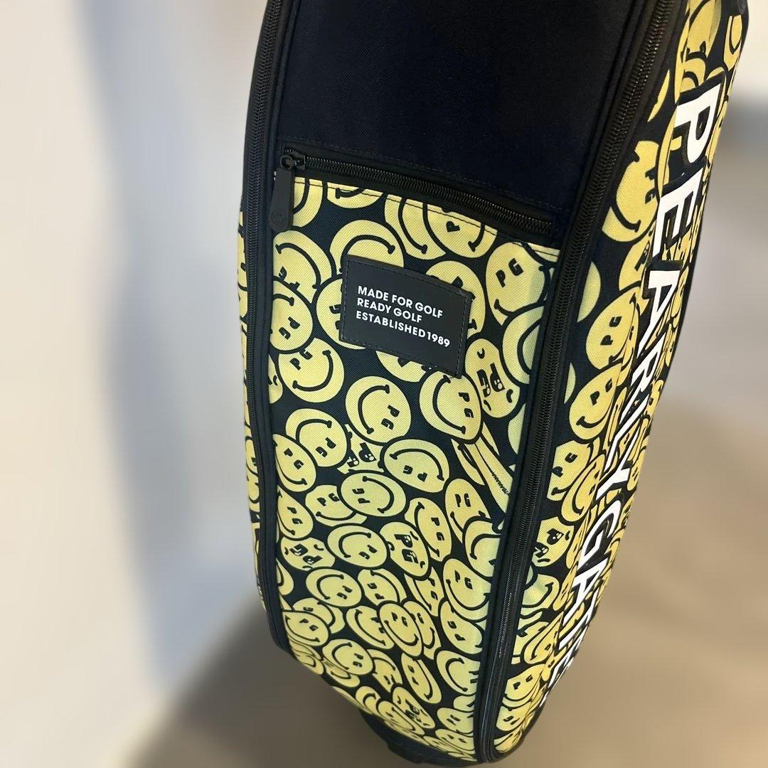 パーリーゲイツ　キャディバッグ　ネイビー　ニコちゃん